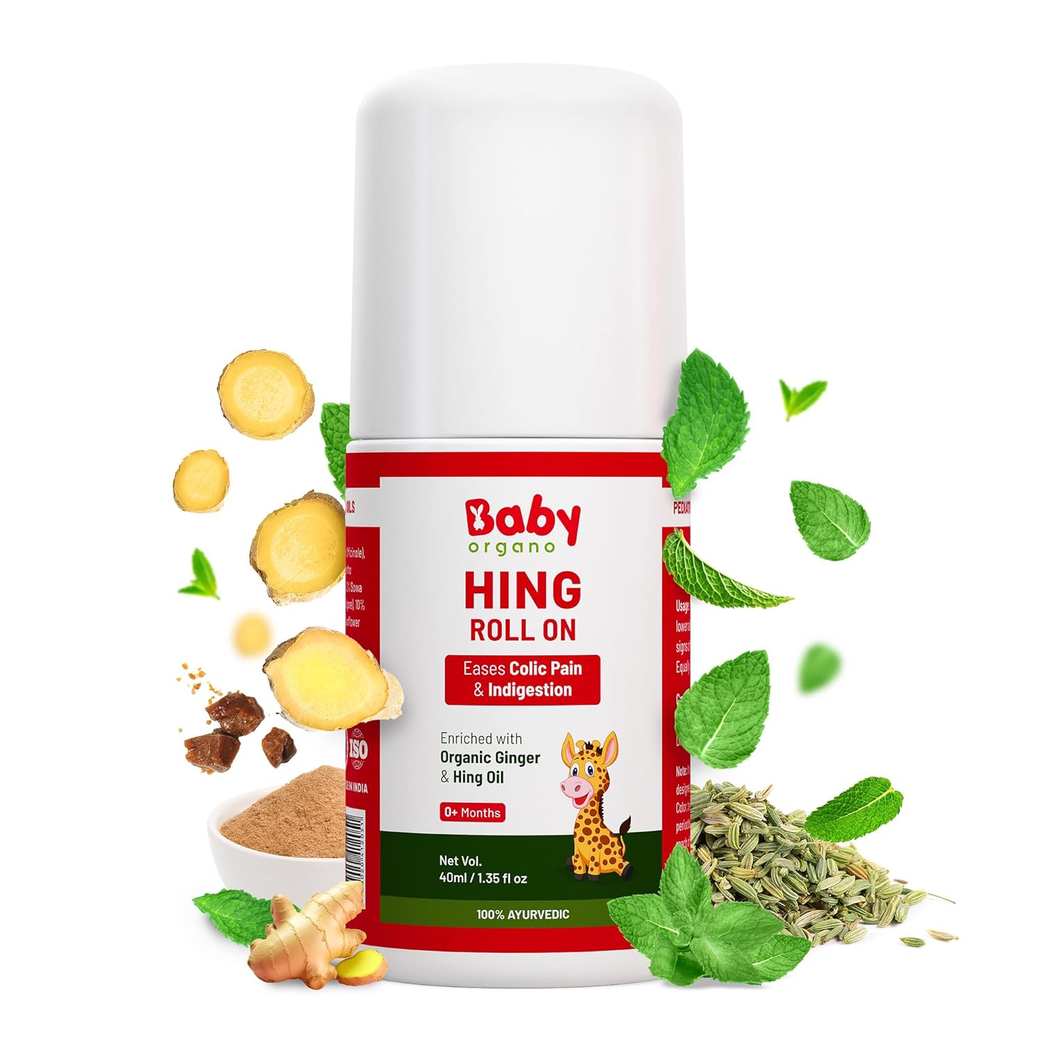 BabyOrgano Colic Relief Roll-On 40ml