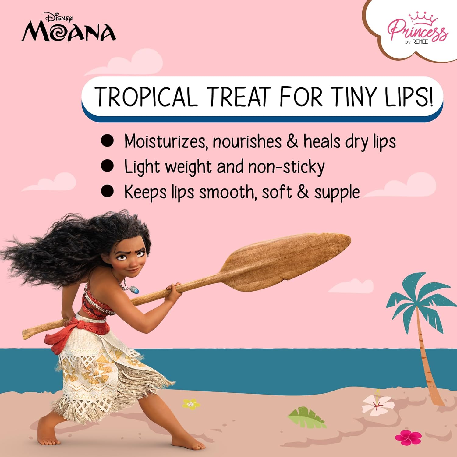 RENEE Disney Moana Beachy Peachy Lip Balm - Image 2