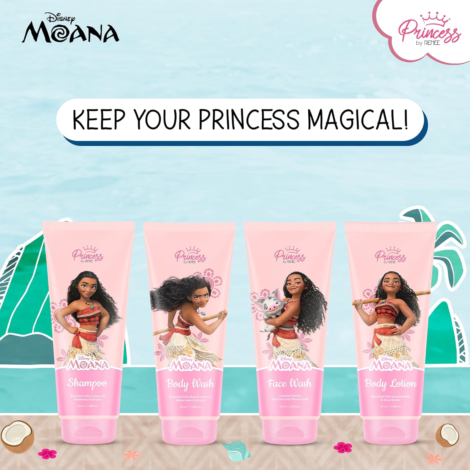 RENEE Disney Moana Bath & Body Combo Set of 4 - Image 2