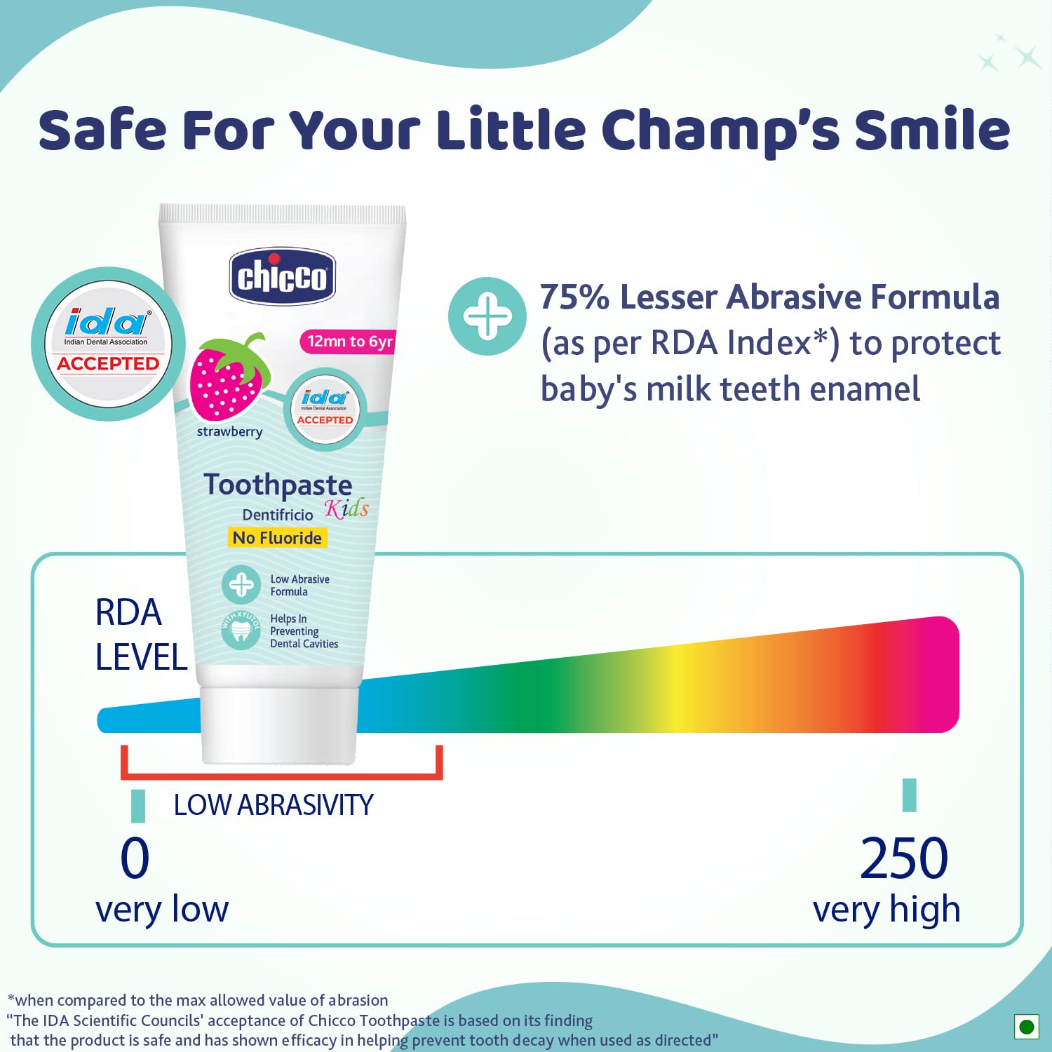 Chicco Kids Strawberry Toothpaste 50g - Image 2