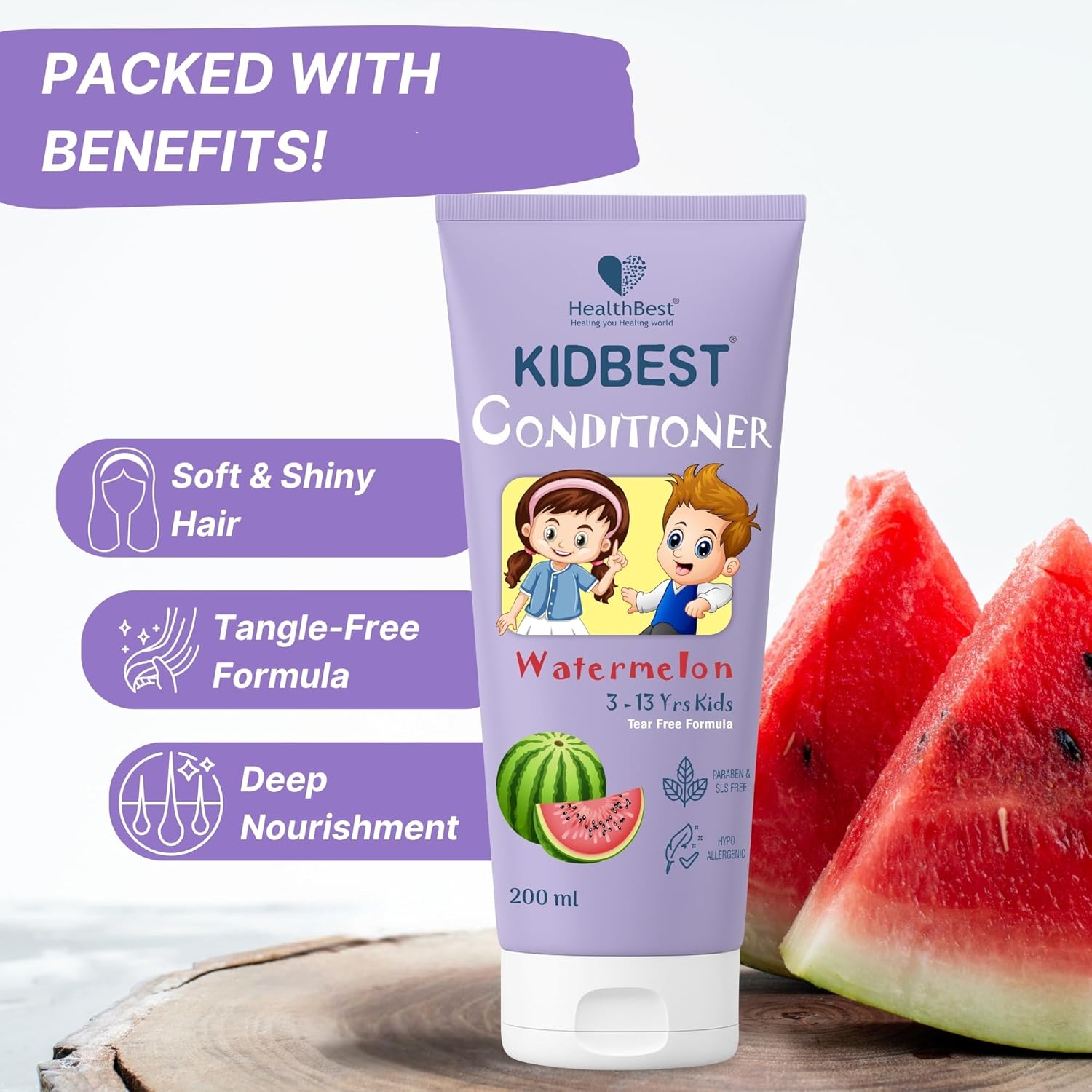 HealthBest Kids Conditioner 200ml - Image 2