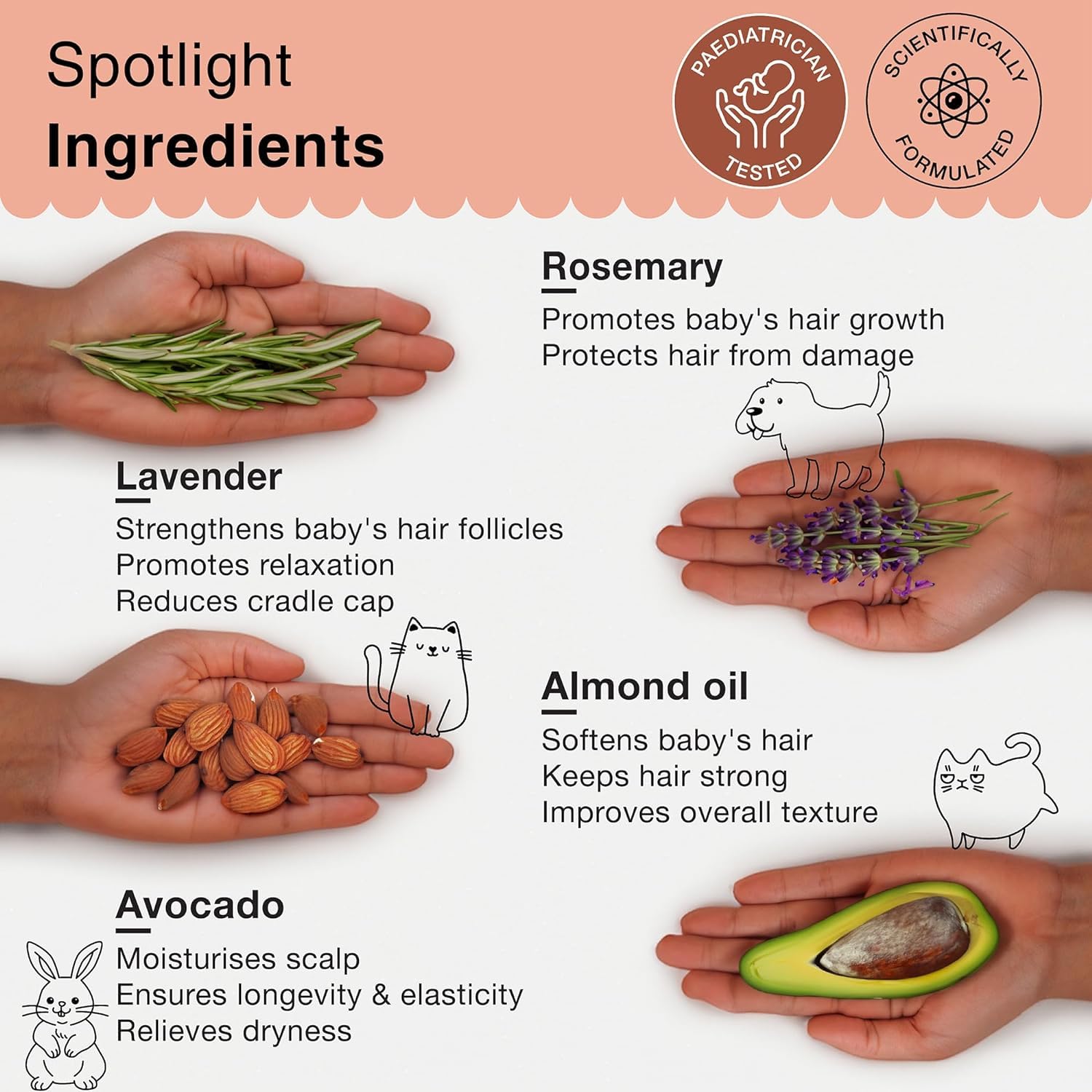 Soulflower Rosemary Baby Hair Oil - Image 3