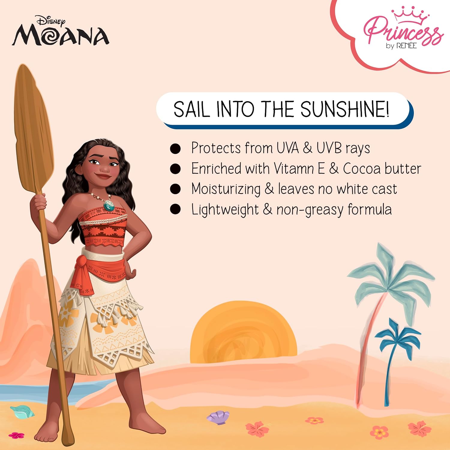 RENEE Disney Moana Sunscreen 50ml - Image 3
