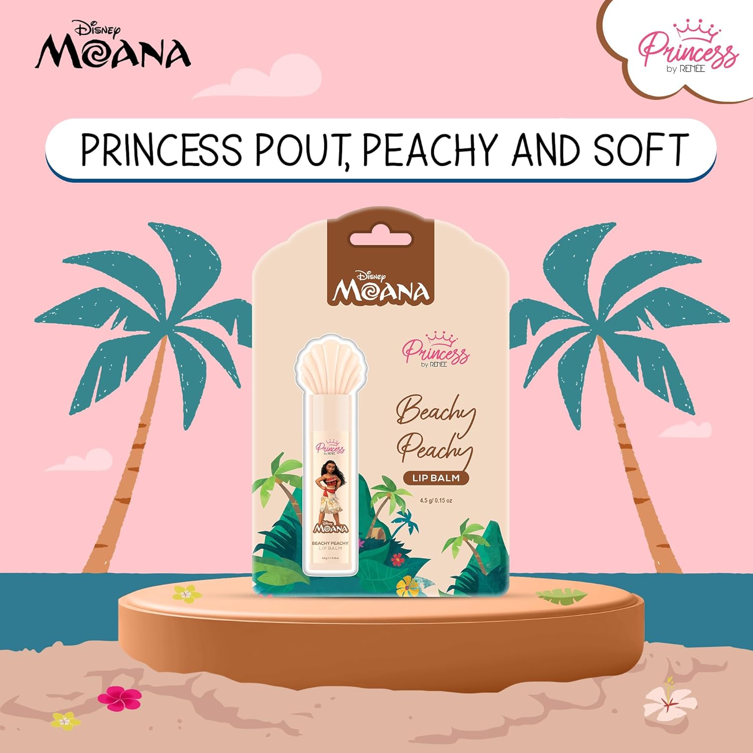 RENEE Disney Moana Beachy Peachy Lip Balm - Image 3