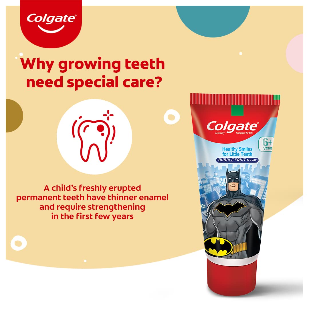 Colgate Kids Bubble Fruit Toothpaste 6+ - Image 3