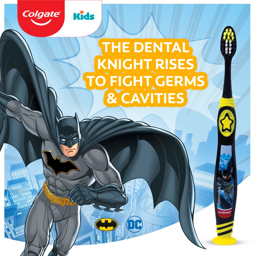 Colgate Batman Kids Toothbrush Pack of 3 - Image 3