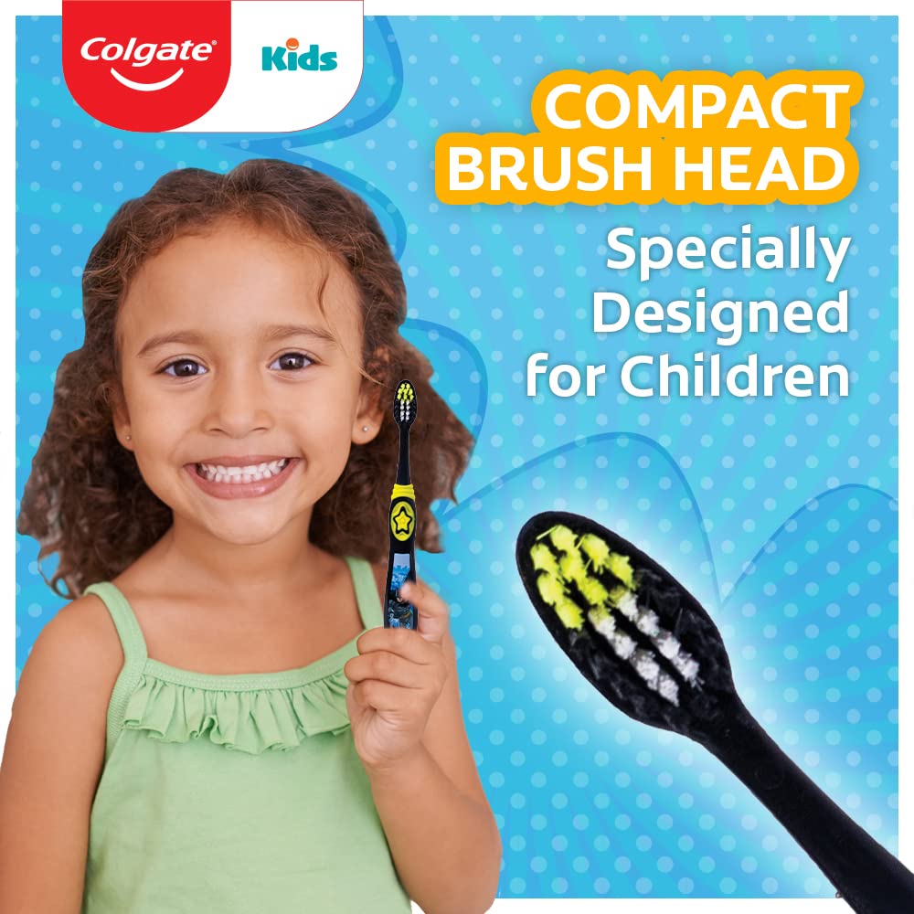 Colgate Batman Kids Toothbrush Pack of 3 - Image 4