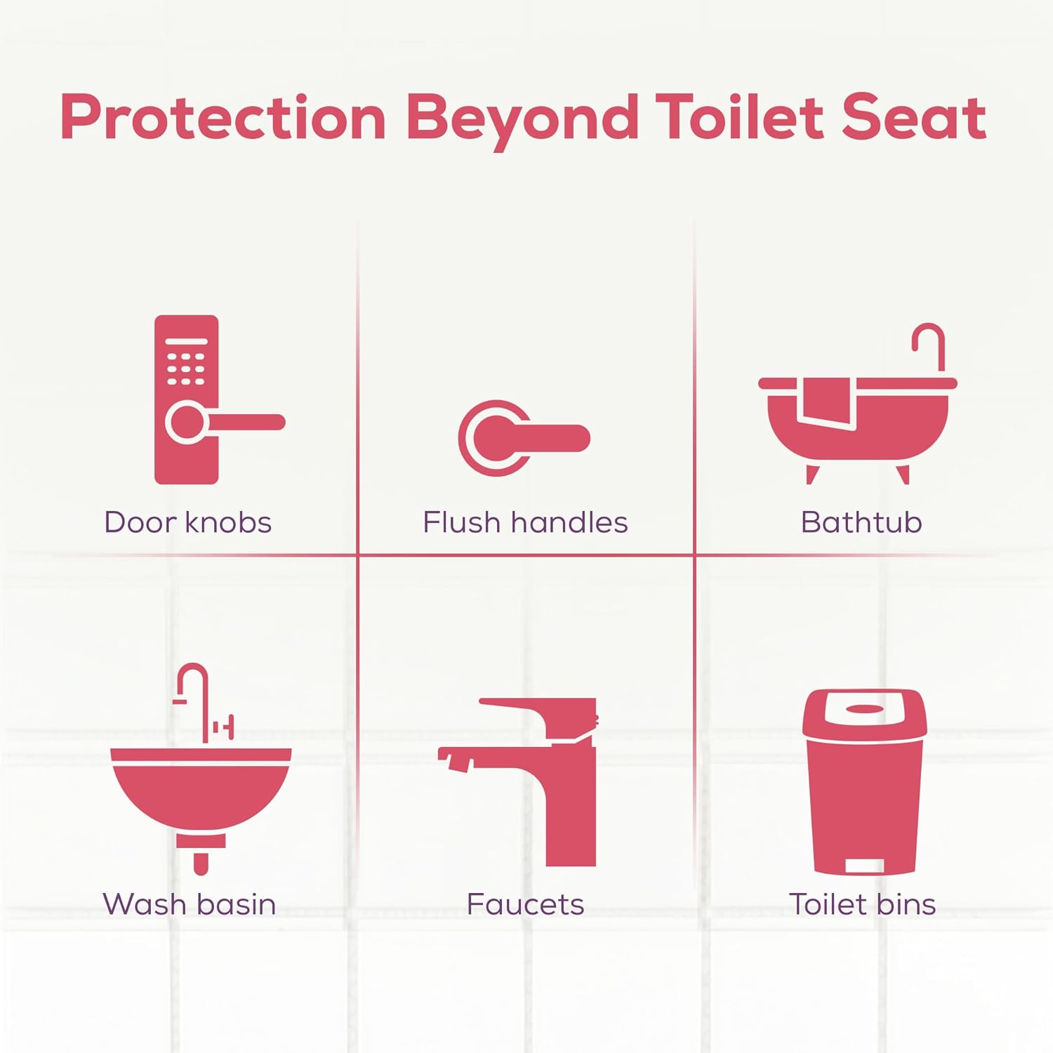 Evereve Pee Secure Toilet Seat Sanitizer Spray 2 x 100ml - Image 6