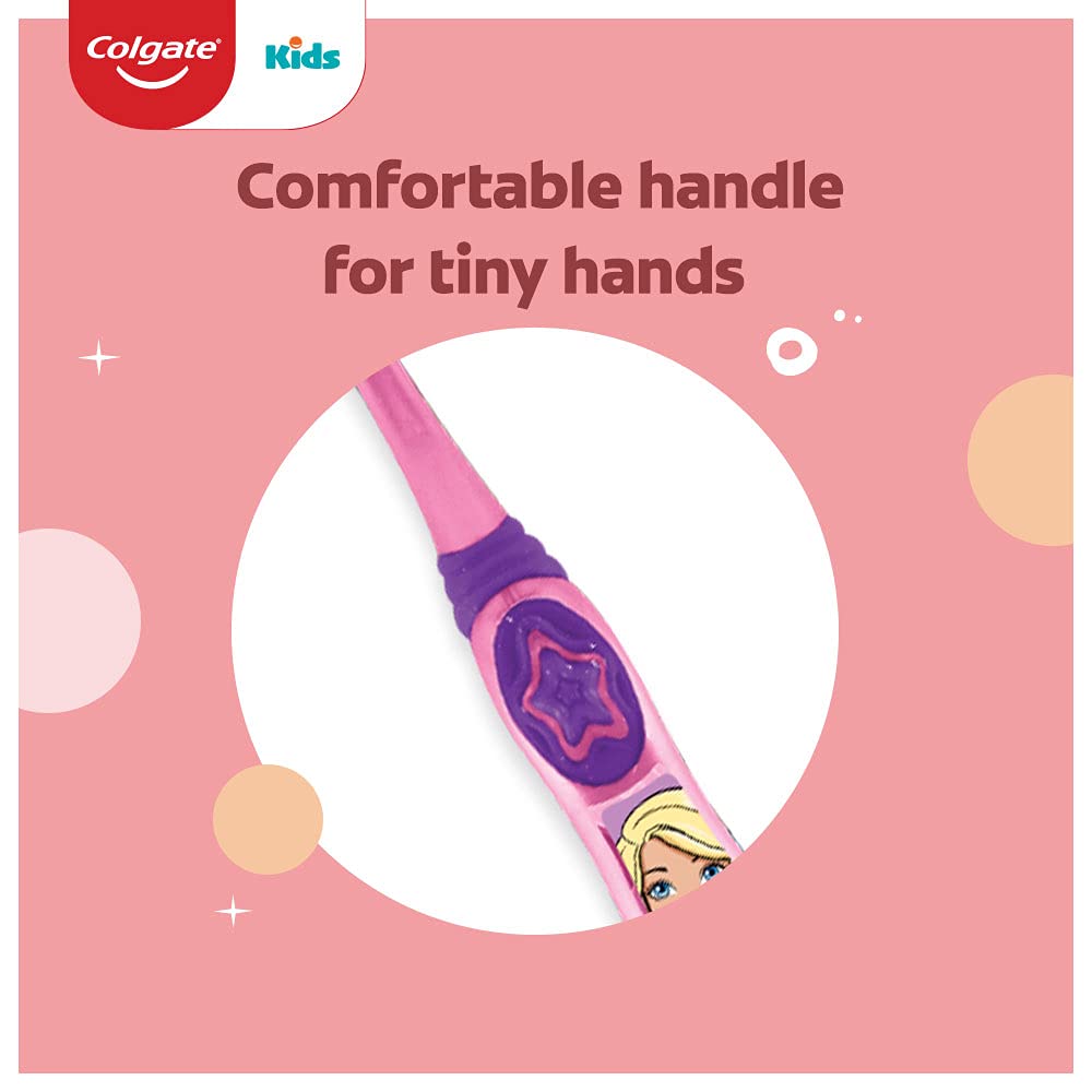 Colgate Barbie Kids Toothbrush Pack of 3 - Image 6