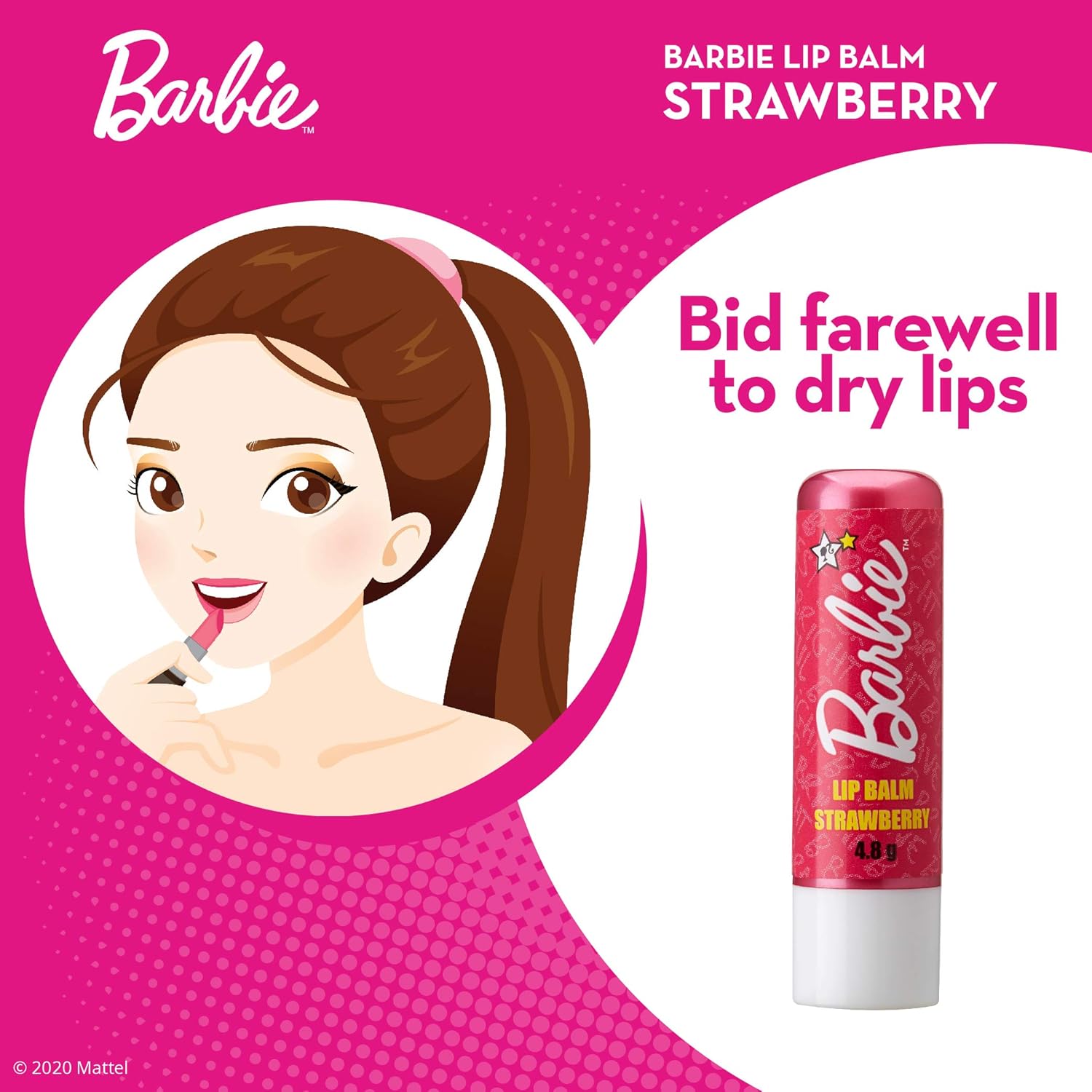 Barbie Strawberry Lip Balm 4.8g - Image 6