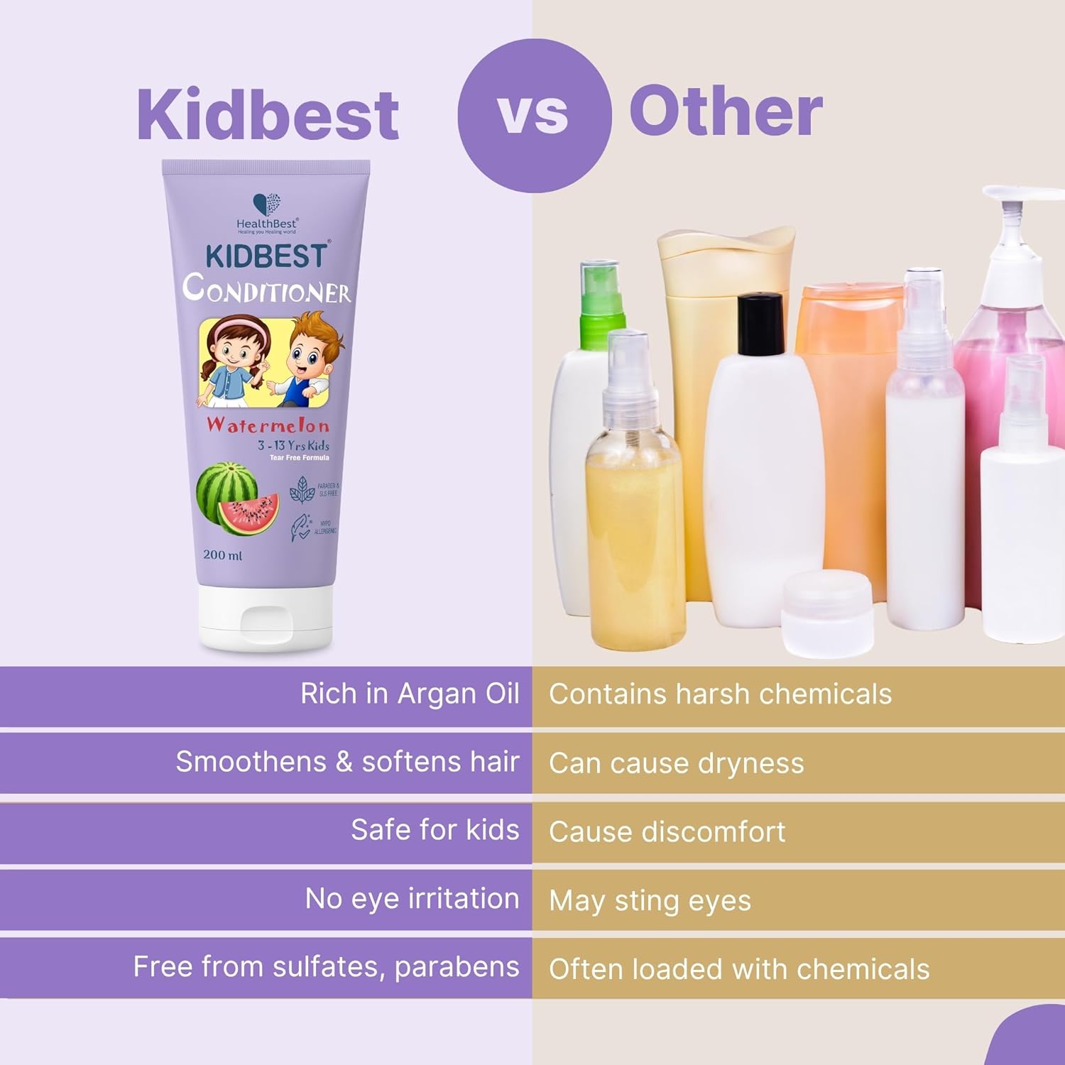 HealthBest Kids Conditioner 200ml - Image 6