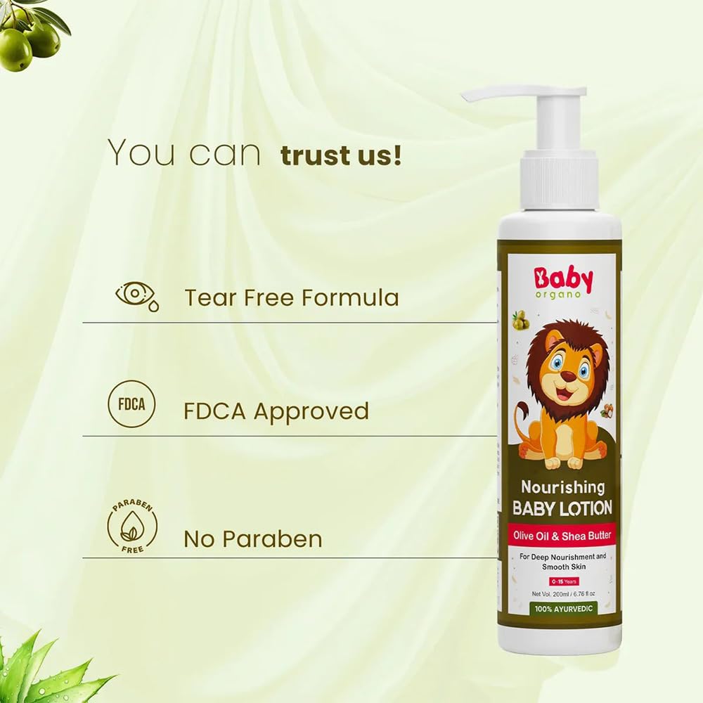 BabyOrgano Baby Body Lotion 200ml - Image 7