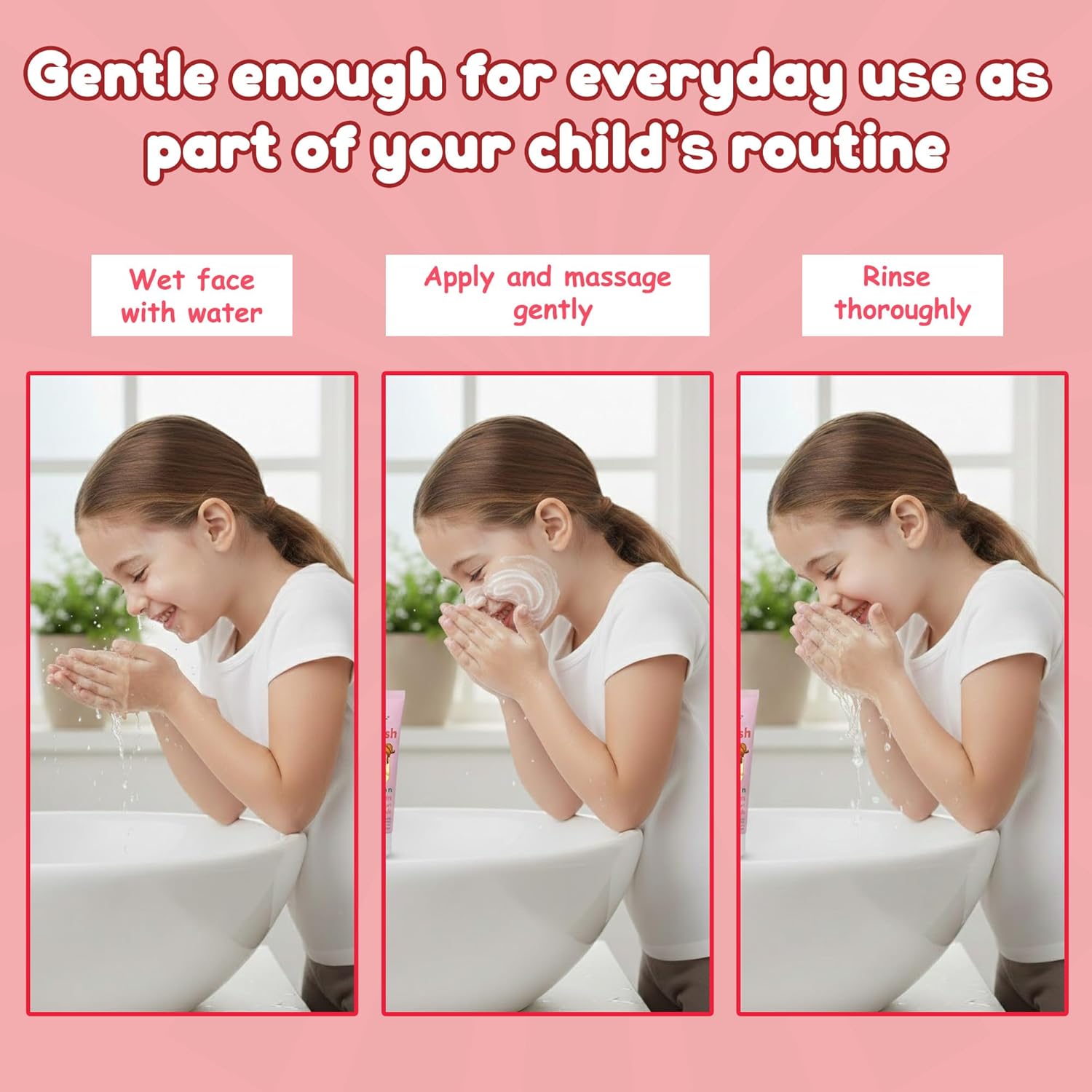 HealthBest Kids Multivitamin Face Wash 100ml - Image 7