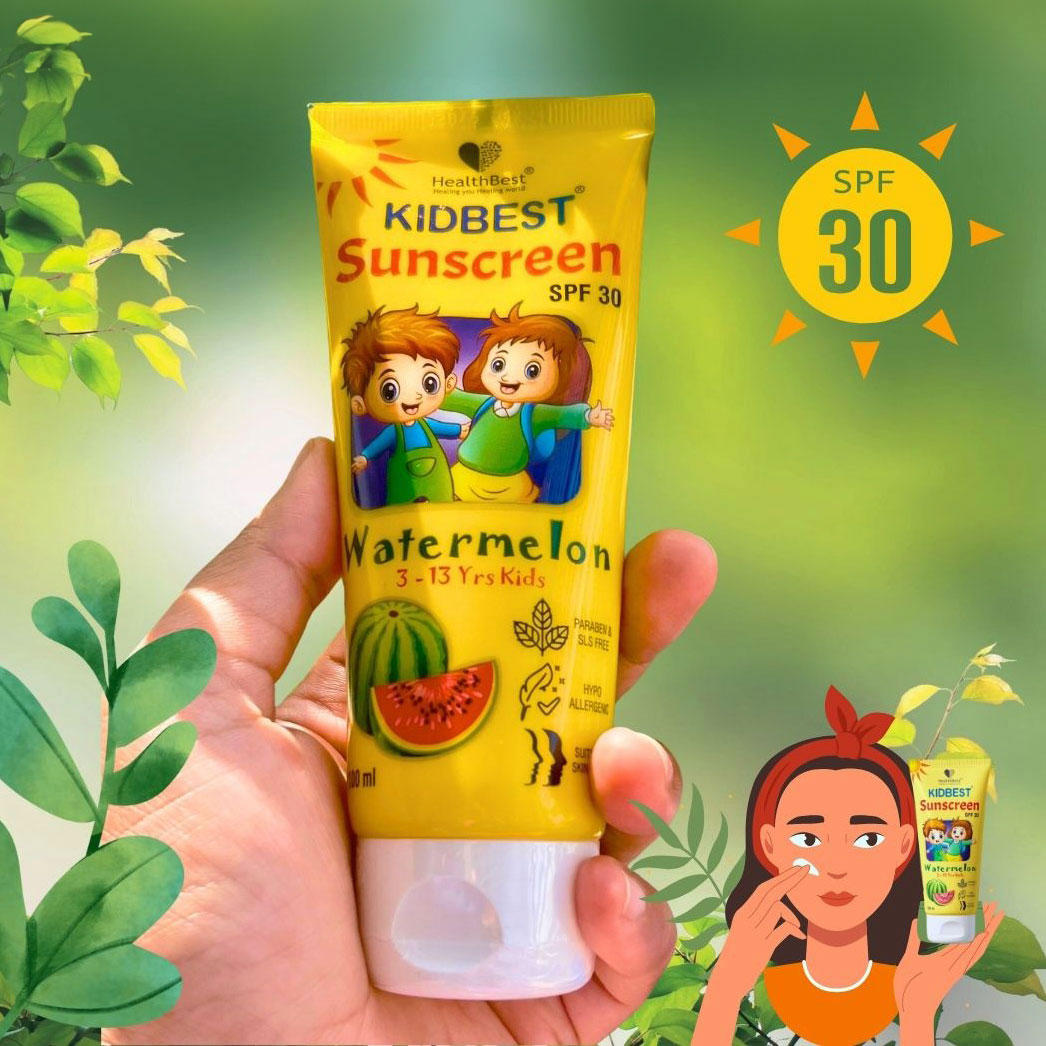 HealthBest Kids Sunscreen SPF 30 100ml